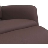  Naslonjač od umjetne kože s osloncem za noge smeđi | shoptok.hr