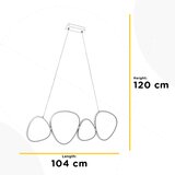  ONLI - LED luster na sajli ROMEO LED/48W/230V 4000K bela | Eponuda.com