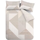 Catherine Lansfield Bež posteljnina za zakonsko posteljo 200x200 cm Larsson Geo – | Shoptok.si