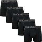 Gianvaglia 5PACK Men's Boxer Shorts Black | shoptok.hr