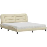  Krevet s madracem krem 180x200 cm od tkanine | shoptok.hr