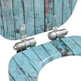  Toaletna daska s mekim zatvaranjem 2 kom MDF s uzorkom drva | shoptok.hr