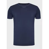 Hom Majica Tencel Soft 402466 Mornarsko modra Regular Fit