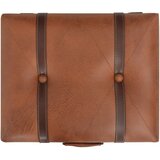  Tabure za pohranu od umjetne kože 40 cm žućkastosmeđi | shoptok.hr
