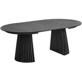 House Nordic Okrogla raztegljiva jedilna miza z dodatno ploščo z mizno ploščo v hrastovem dekorju ø 120 cm Osaka – | Shoptok.si