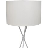 VidaXL Podna Svjetiljka s Postoljem Bijela 139 cm Slike