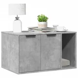 vidaXL Kutija z mačji pijesak boja betona 80x50x45cm konstruirano drvo