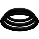 JOYDIVISION POTENZDUO POTENZ PLUS 3 BLACK RINGS SET - S, M, L | Shoptok.si