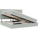  s madracem i skladištem Svijetlo siva 200 x 200 cm | shoptok.hr