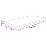  Kupaonska radna ploča svjetlosmeđa 80x40x2,5 cm tretirano drvo | shoptok.hr