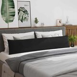 vidaXL jastučići za sofu 2 pcs crna 200 x 40 cm tkanina | shoptok.hr