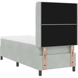  s opruga kutije Svijetlo siva 80 x 200 cm Baršun | shoptok.hr
