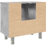 vidaXL Kopalniška omarica betonsko siva 60x32x53,5 cm iverna plošča | Shoptok.si