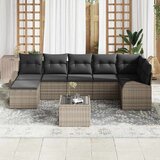  Set sofe s jastukom s pohranom 8 pcs Siva poliratan | shoptok.hr