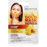 IDC INSTITUTE Gold Mask Series vlažilna maska za ustnice 8 g Cene