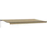  Avtomatska retraktibilna tenda zelena in rumena 600x350 cm, (22150091) | Shoptok.si