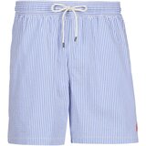 Polo Ralph Lauren Kopalke / Kopalne hlače MAILLOT SHORT DE BAIN RAYE SEERSUCKER CORDON DE SERRAGE ET POCHE Modra | Shoptok.si