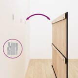  Zidno uzglavlje crni 204x3x110 cm od masivne borovine | shoptok.hr