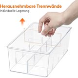 LIFEWIT prozorna škatla za čajne vrečke z 8 predelki | Shoptok.si