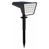  LED RGBW solarno svetlo sa senzorom LED/3,7 V IP54 1200 mAh crna Cene