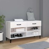 Ormarić za cipele bijela 102x35x55 cm od konstruiranog drva Cijene
