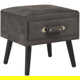Furnova Nočne omarice 2 kosa žamet 40x35x40 cm sive, (21925925) | Shoptok.si