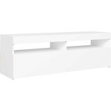 TV omarica z LED lučkami bela 120x35x40 cm, (20622152) | Shoptok.si