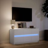 vidaXL TV ormarić LED bijeli 100 x 34 x 50 cm od konstruiranog drva | shoptok.hr