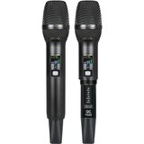 INF Brezžični komplet mikrofonov, UHF dvokanalni mikrofonski sistem, (22105293) | Shoptok.si