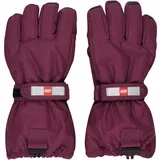 Iconic dvoslojne ski rukavice, bordo - 110/116