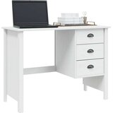  Stol s ladicama HILL Bijelo 100 x 45 x 74 cm Masivna borovina | Eponuda.ba