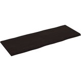 Stolna ploča tamnosmeđa 160x60x(2-4) cm obrađena hrastovina | shoptok.hr