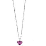 Victoria Cruz cuore fuchsia lančić sa swarovski kristalom ( a3089-21hg ) | ePonuda.com