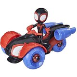 Hasbro Figurica Disney Junior Spidey Miles-Morales s kabrioletom 2 v 1 Techno-Racer, Modro / Rde?e, (21552548) Cene