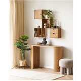 House Nordic Polica s više razina od punog hrasta u prirodnoj boji 18 cm Townsville – | shoptok.hr