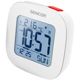 Sencor Budilnik sa LCD displejem i termometrom 2xAAA bela | Eponuda.com
