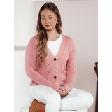 DStreet Sweter damski rozpinany KNITVIA różowy Cijene