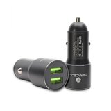  Auto punjač Teracell Evolution TC-06 2xUSB 3.1A sa iPhone lightning kablom crni Cene