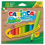 Carioca Eco Family Jumbo 12-delni komplet flomastrov 6 mm - Cene