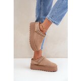 Boto FG2 Snow Boots With Decorative Embroidery Beige Selithria | Eponuda.ba