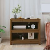 Ormarić za knjige boja meda 80 x 35 x 68 cm od masivne borovine | shoptok.hr