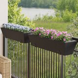 Maison Chic Cvetlično korito - Cvetlični Lonec z obešali 2 kosa črn poli ratan, (21790580) | Shoptok.si