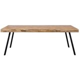 White Label Jedilna miza iz masivnega tika 100x220 cm Suri – Cene