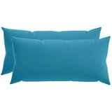  Jastuk s jastukom HEERLEN 2 kom. Svjetloplava Poliester - Svjetloplava 40 x 80 cm 2 | shoptok.hr