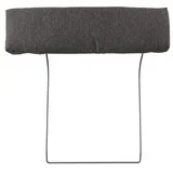 Podpora za glavo (Do x Š x V: 72 x 48,5 x 13,5 cm, Aluminij, Siva)