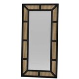 Hanah home Ogledalo Rattan Black | ePonuda.com