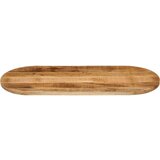Stolna Mizna plošča 140x60x3,8 cm ovalna trden robusten mangov les | Shoptok.si