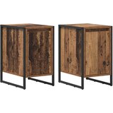  Noćni ormarić 2 pcs Staro drvo 39,5 x 30 x 50 cm | Eponuda.ba