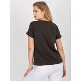 RELEVANCE T-shirt-RV-TS-0237.84P-dark khaki | Shoptok.si