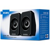 Sven 180 zvočniki 2.0 ČRNI, USB, Izhodna moč 2x3W (RMS) | Shoptok.si